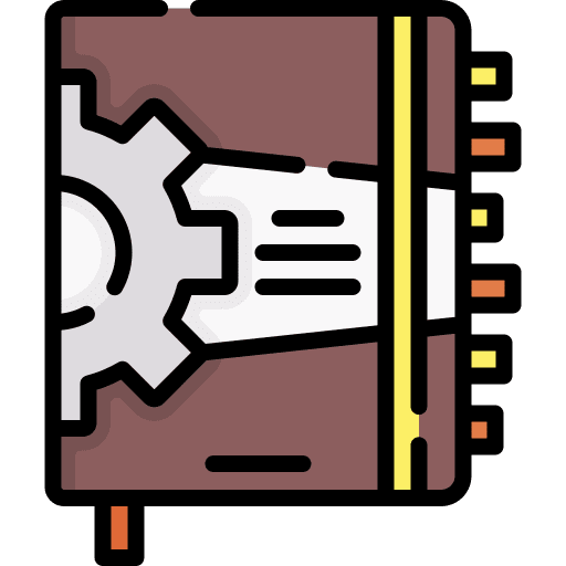 Notebook engineering education book icon Notebook engineering education book icon