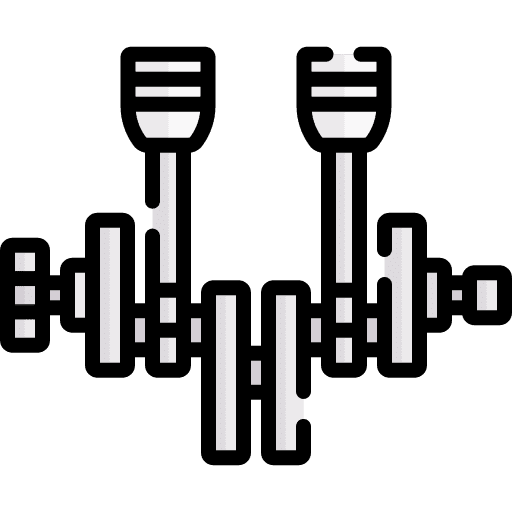 Piston motor engineering engine icon Piston motor engineering engine icon