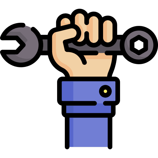 Wrench hand construction and tools labour day icon Wrench hand construction and tools labour day icon