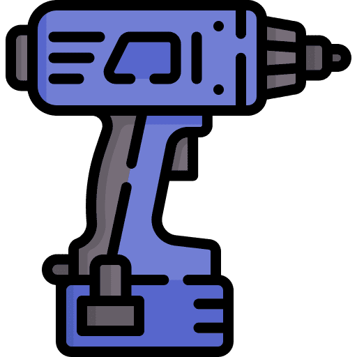 Drill electronics driller equipment icon Drill electronics driller equipment icon