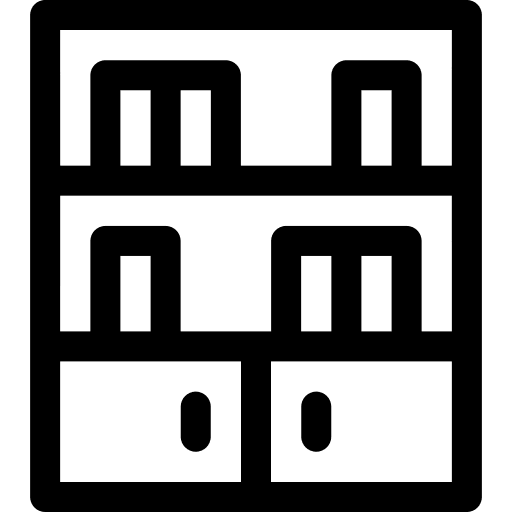 Bookcase furniture and household home decoration education icon Bookcase furniture and household home decoration education icon