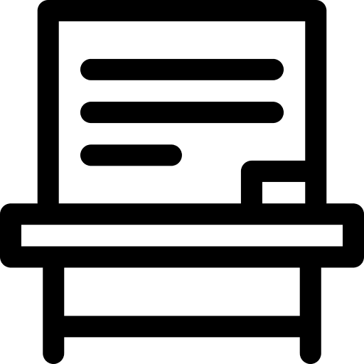 Chalkboard chalkboard school material classroom icon Chalkboard chalkboard school material classroom icon