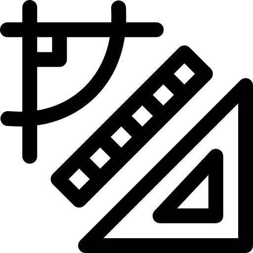 Drawing tools draw education ruler icon Drawing tools draw education ruler icon