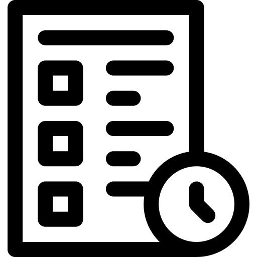 Exam paper exam learning icon Exam paper exam learning icon