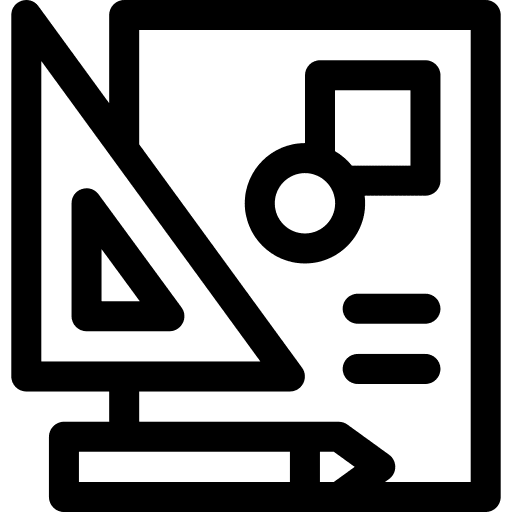 Geometry pen stationery education icon Geometry pen stationery education icon