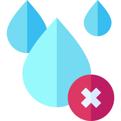 No potable drop no potable forbidden icon