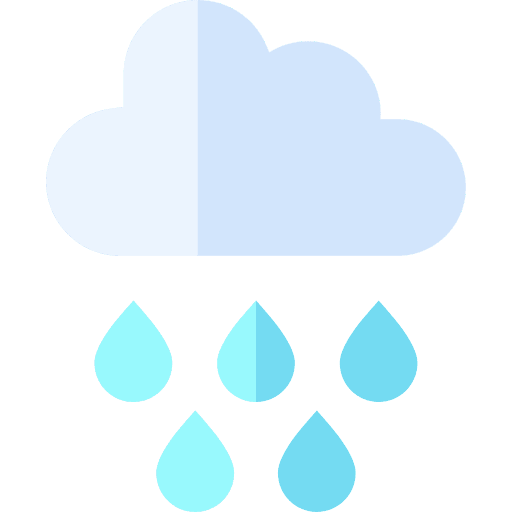 Rain cloud meteorology forecast icon