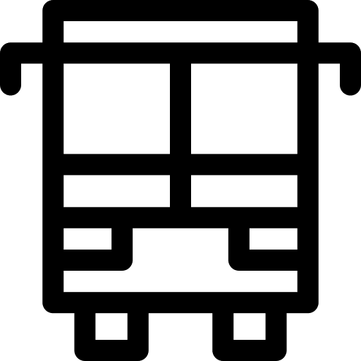 School bus public transport automobile transportation icon School bus public transport automobile transportation icon