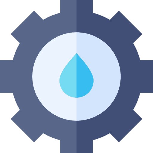 Settings hydro configuration drop icon Settings hydro configuration drop icon