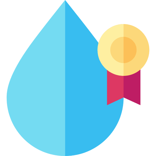 Water nature badge waterdrop icon Water nature badge waterdrop icon
