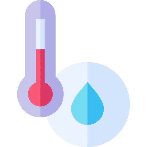 Hot water temperature thermometer hot water icon Hot water temperature thermometer hot water icon