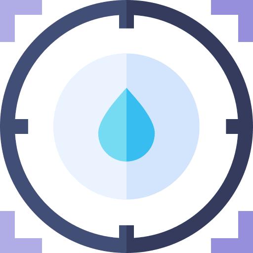 Target nature shapes and symbols raindrop icon Target nature shapes and symbols raindrop icon