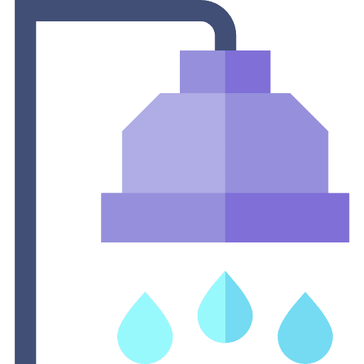 Shower head washing shower head wellness icon Shower head washing shower head wellness icon
