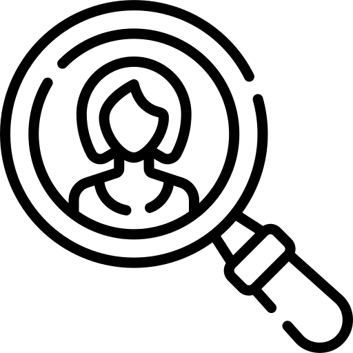 Search loupe search candidate icon Search loupe search candidate icon