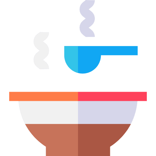 Hot soup soup food and restaurant hot soup icon