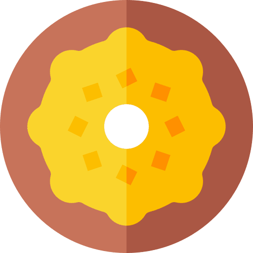 Donut snacks dessert food and restaurant icon Donut snacks dessert food and restaurant icon