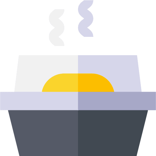 Food container delivery hot food fast food icon Food container delivery hot food fast food icon
