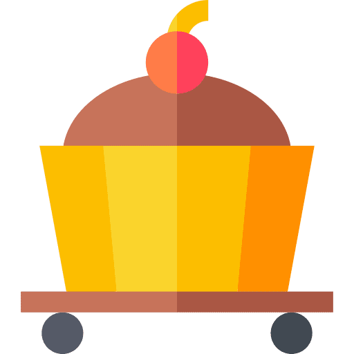 Food delivery take away muffin food icon Food delivery take away muffin food icon
