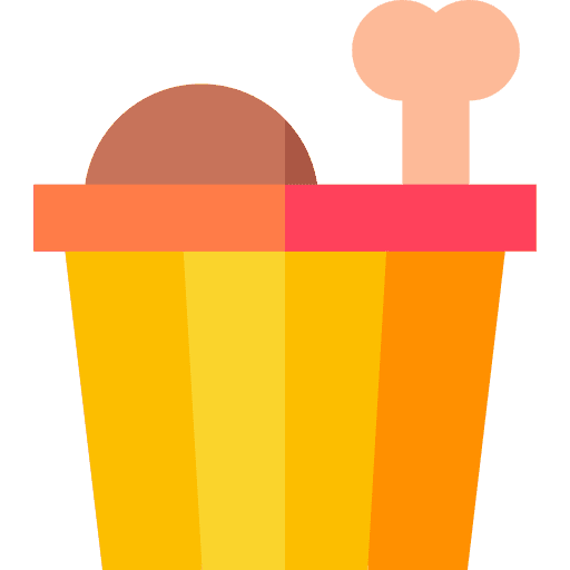 Fried chicken hot food fried chicken fast food icon Fried chicken hot food fried chicken fast food icon