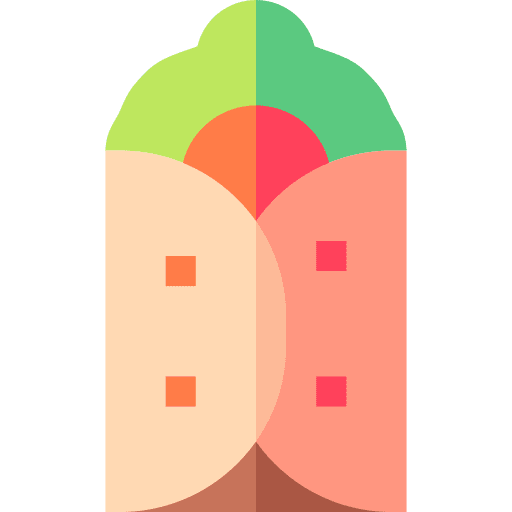 Burrito mexico corn food and restaurant icon Burrito mexico corn food and restaurant icon