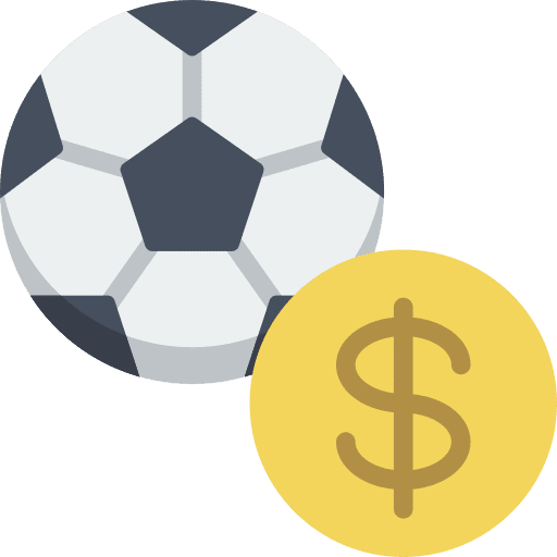 Betting game betting soccer icon Betting game betting soccer icon