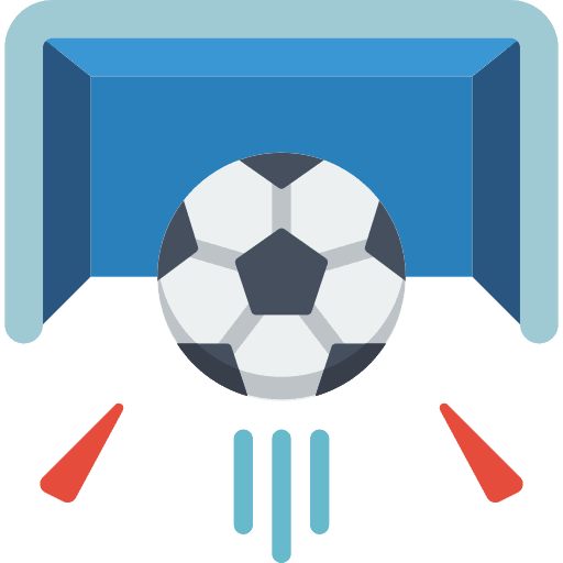 Goal post ball soccer sports and competition icon