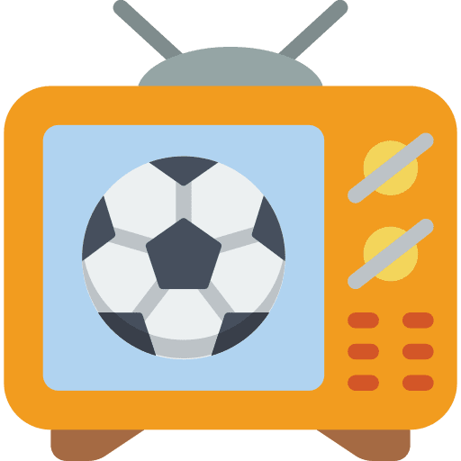 Television match entertainment football icon Television match entertainment football icon