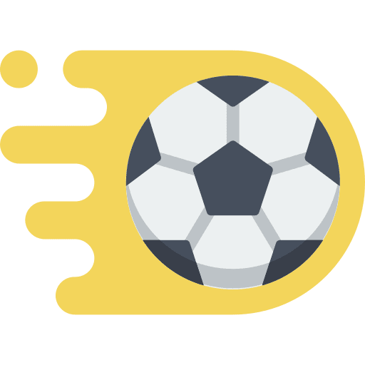 Ball soccer ball flying icon Ball soccer ball flying icon