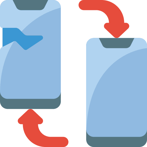 Smartphone switch broken electronics icon
