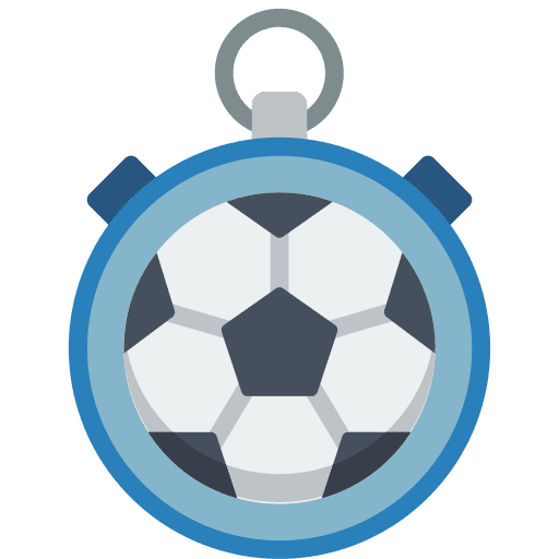 Stopwatch clock soccer sports and competition icon Stopwatch clock soccer sports and competition icon