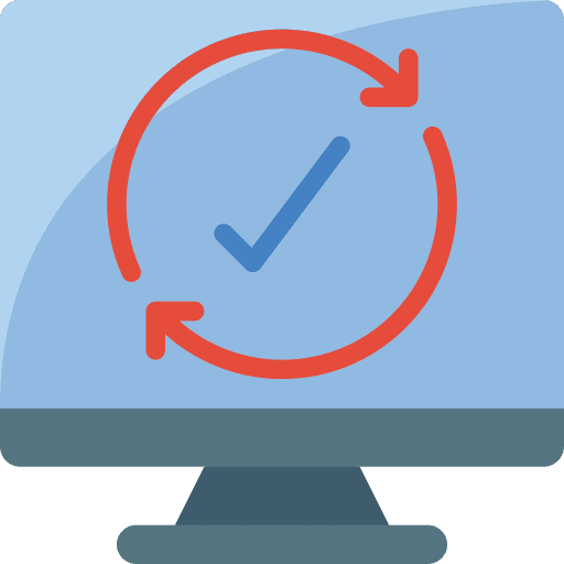 Update button update laptop icon