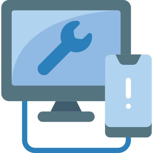 Desktop computer desktop computer communication monitor icon