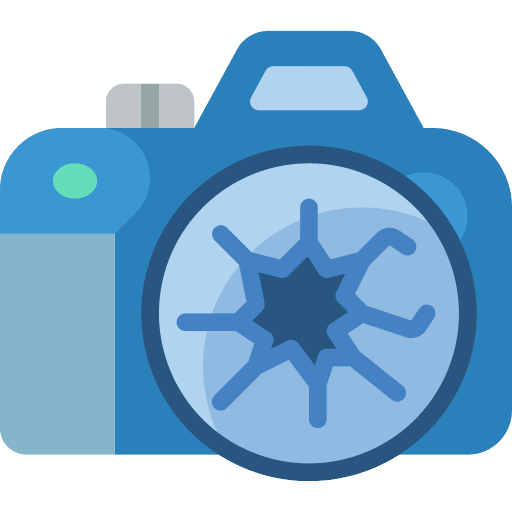 Dslr camera lens electronics reflex icon