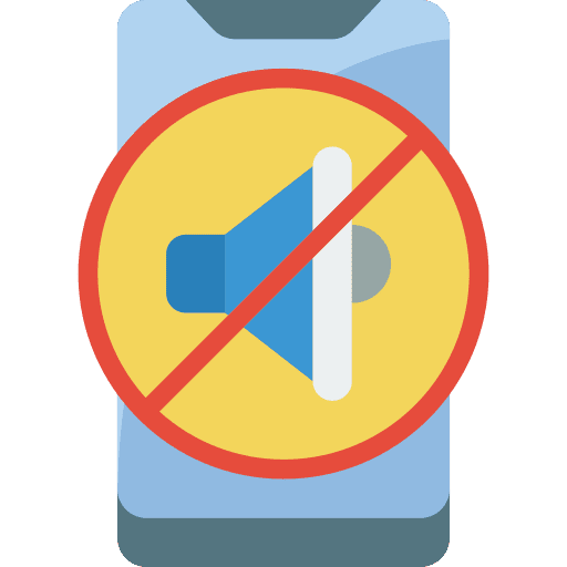 Smartphone silent smartphone electronics icon