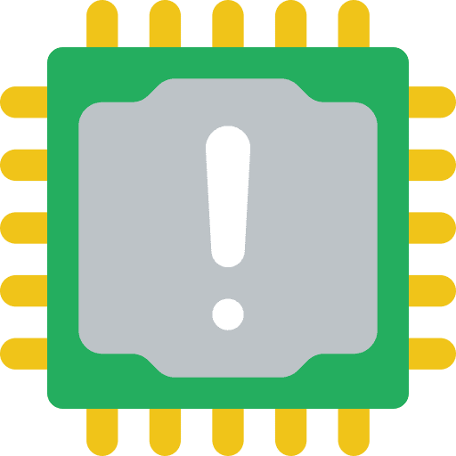 Chip electronics cpu tower chip icon