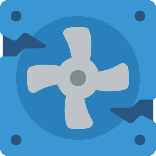 Fan device technology hardware icon