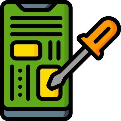 Smartphone mobile phone tools icon