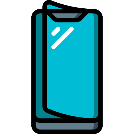Smartphone replacement electronics protector icon