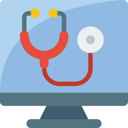 Stethoscope phonendoscope healthcare and medical stethoscope icon