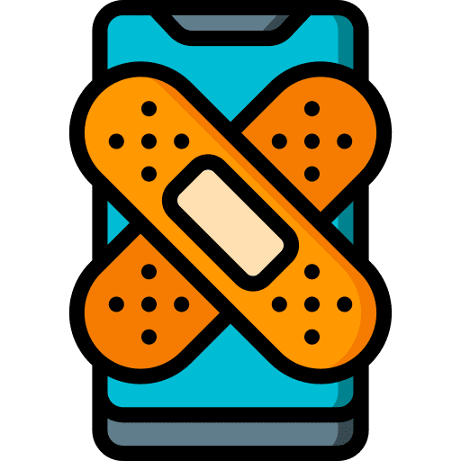 Plaster bandage phone plaster icon