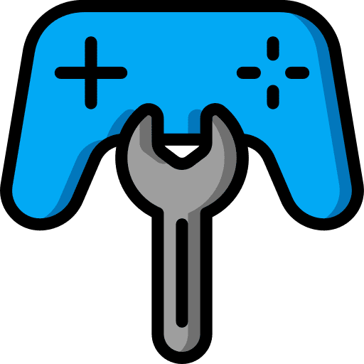 Repair game console creation game controller icon