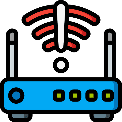 Router device error network hosting icon