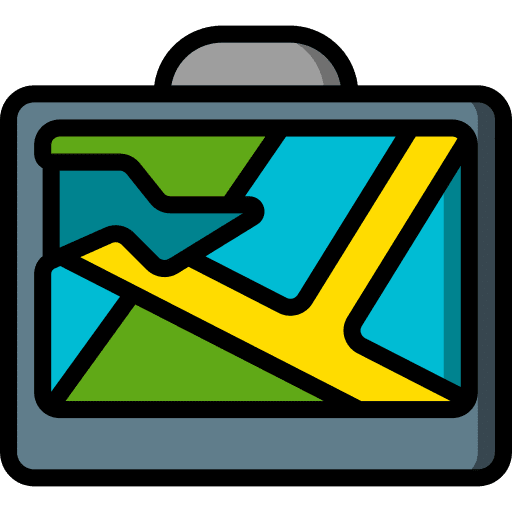 Navigation navigation maps and location technology icon