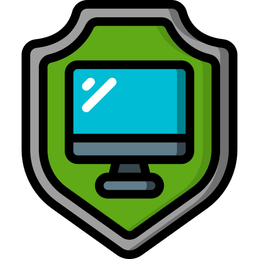 Shield protection device monitor icon