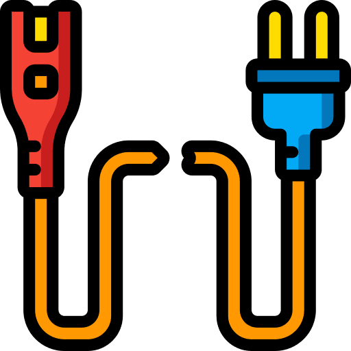 Broken wire broken wire repair electronics icon
