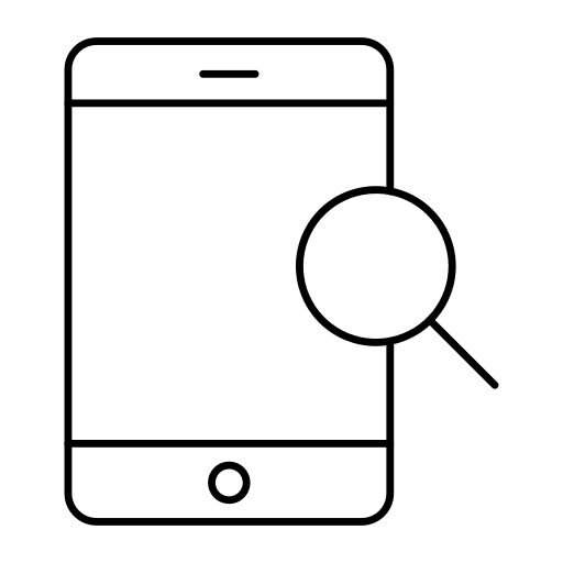 Mobile phone mobile search mobile phone icon