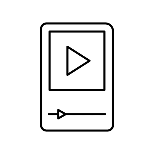 Video player play button player video icon