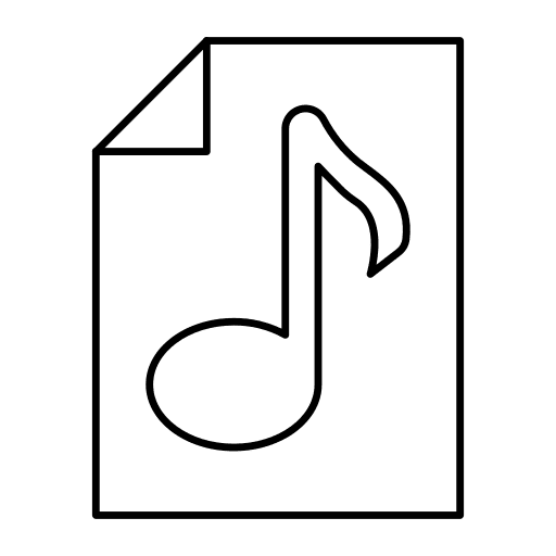 Music file quaver music file file icon
