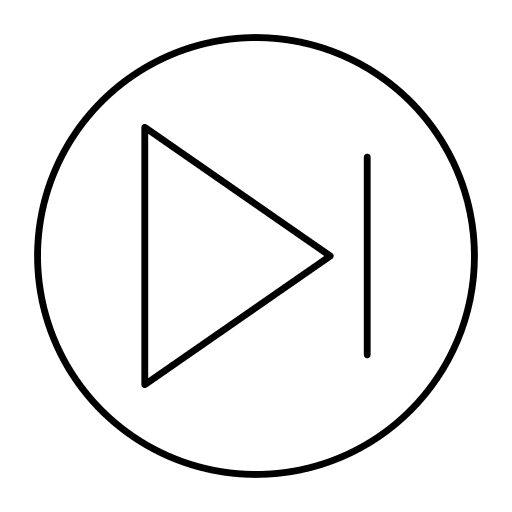 Forward button advance button step forward icon