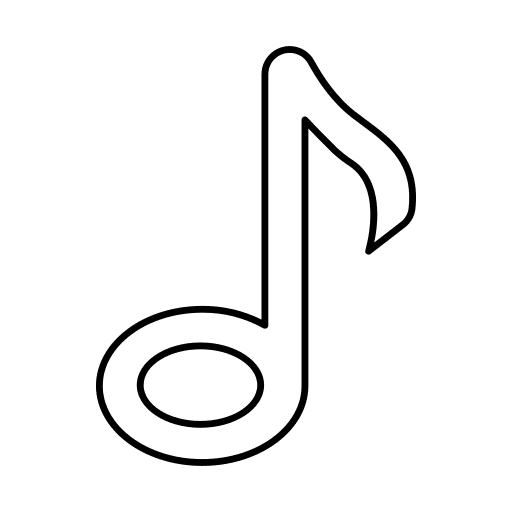 Music note song music quaver icon